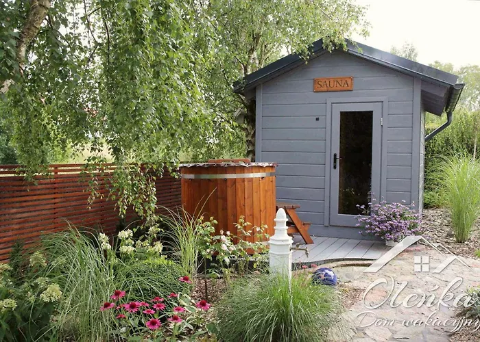 Dom Olenka- Kaszuby, Weekend, Wakacje, Sauna, Jacuzzi, Jezioro בית נופש *